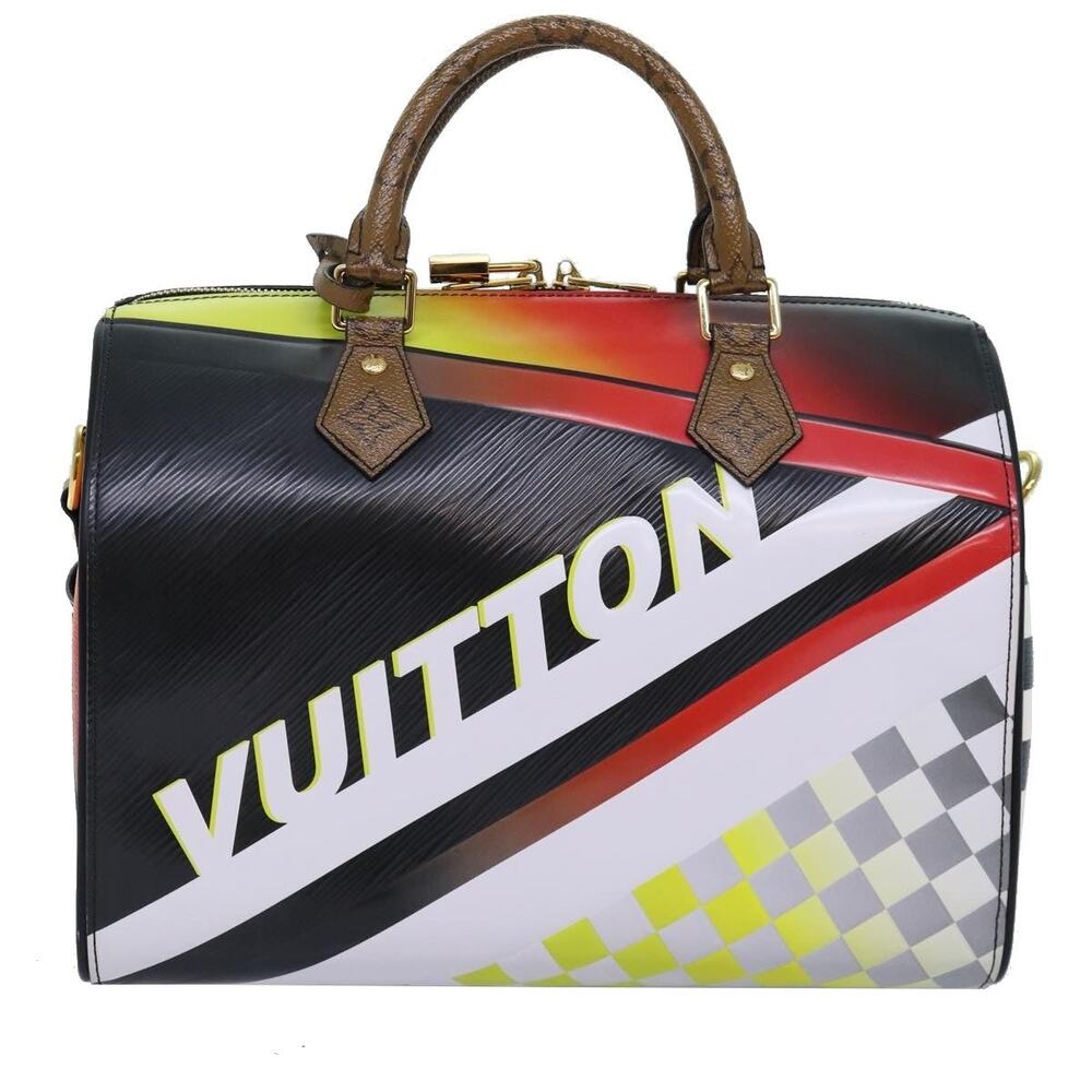Louis Vuitton Epi Damier Graphite Speedy Bandouliere 30 Handbag Black